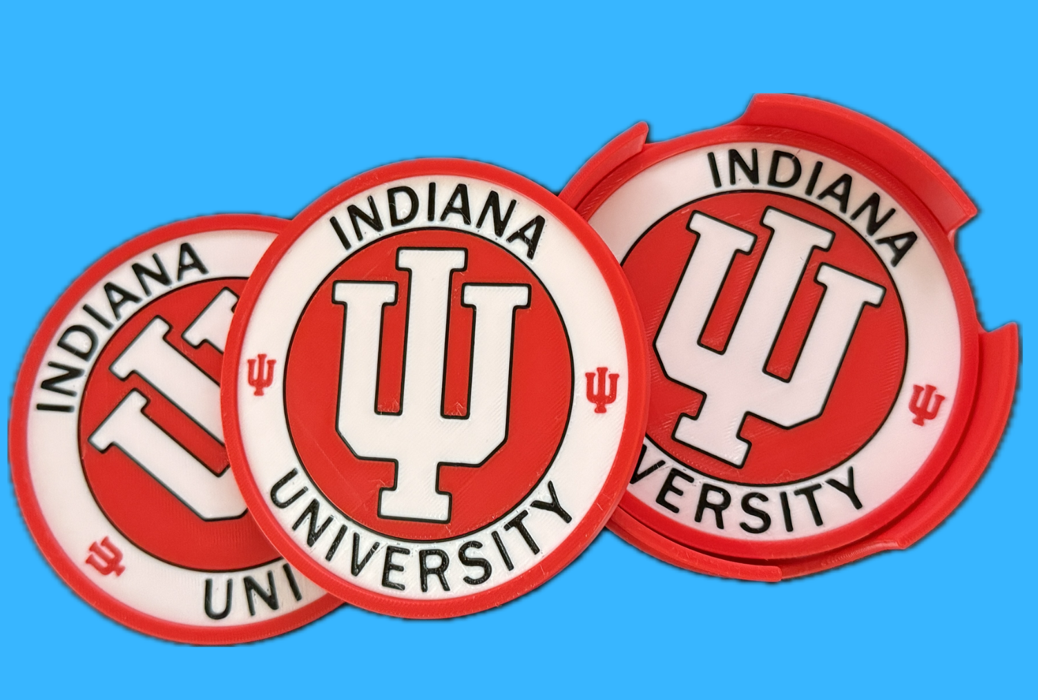 Indiana University Coaster Set