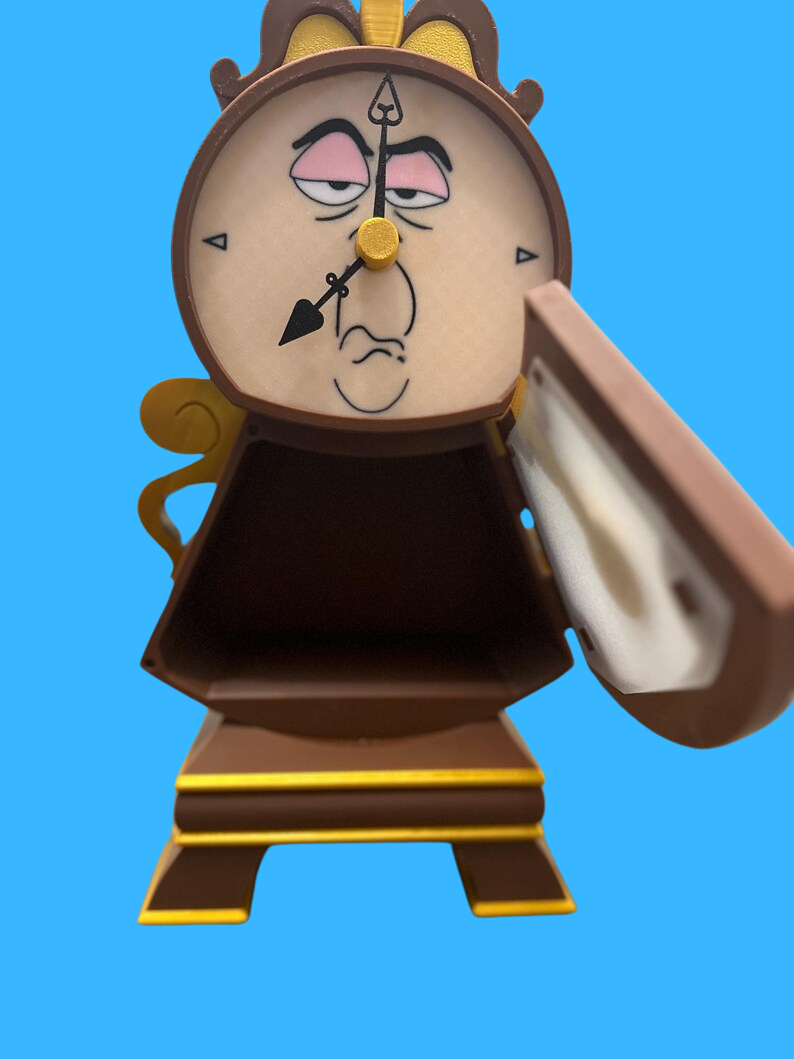 Cogsworth-Inspired Clock Stash Box